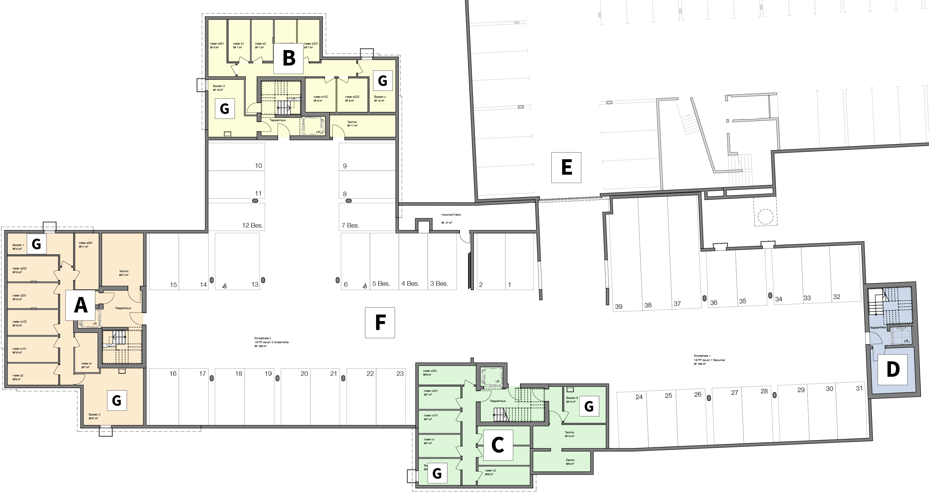 Lage / Umgebung / Einstellhalle